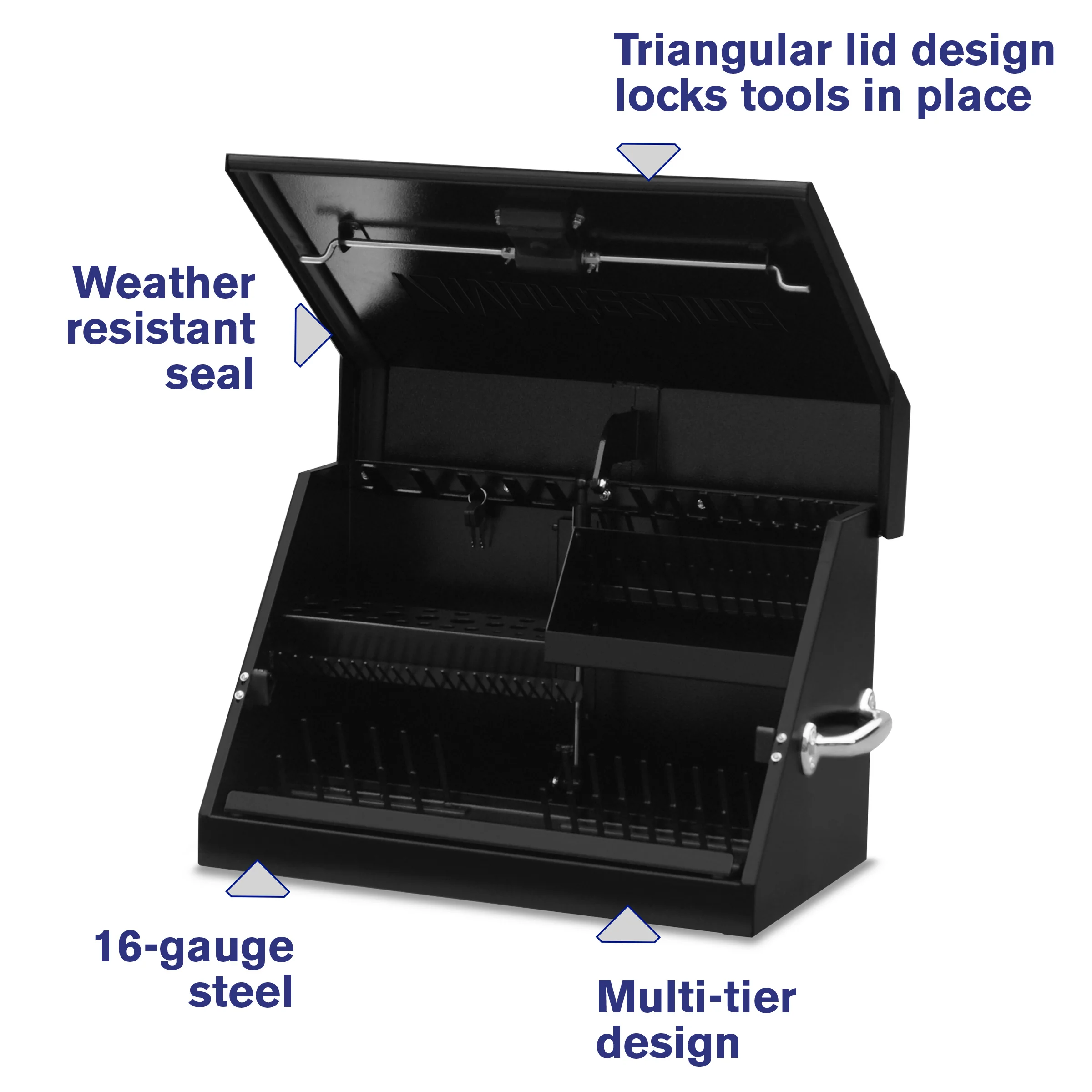 23 x 14 in. Steel Triangle Toolbox - Image 9