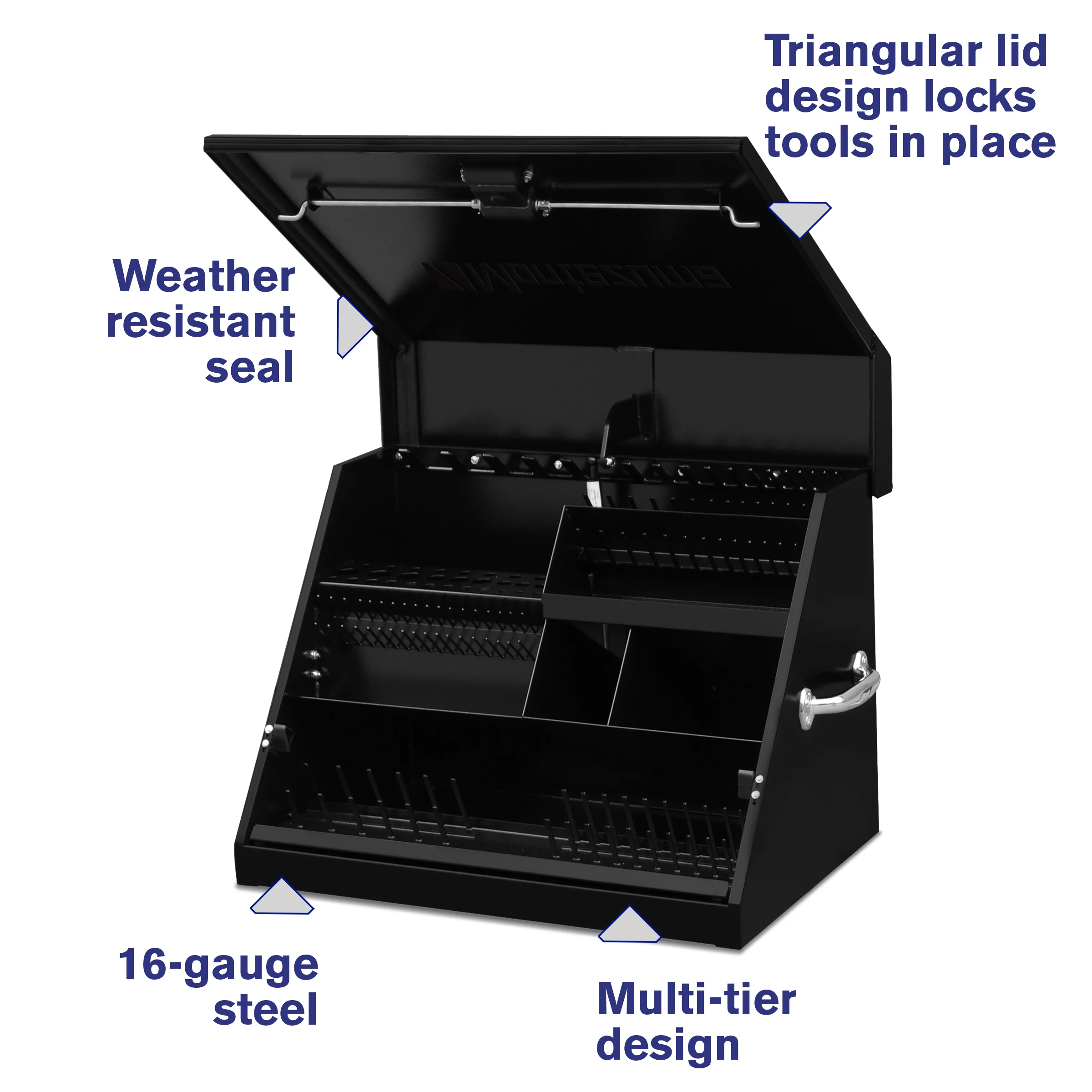 26 x 18 in. Steel Triangle Toolbox - Image 6