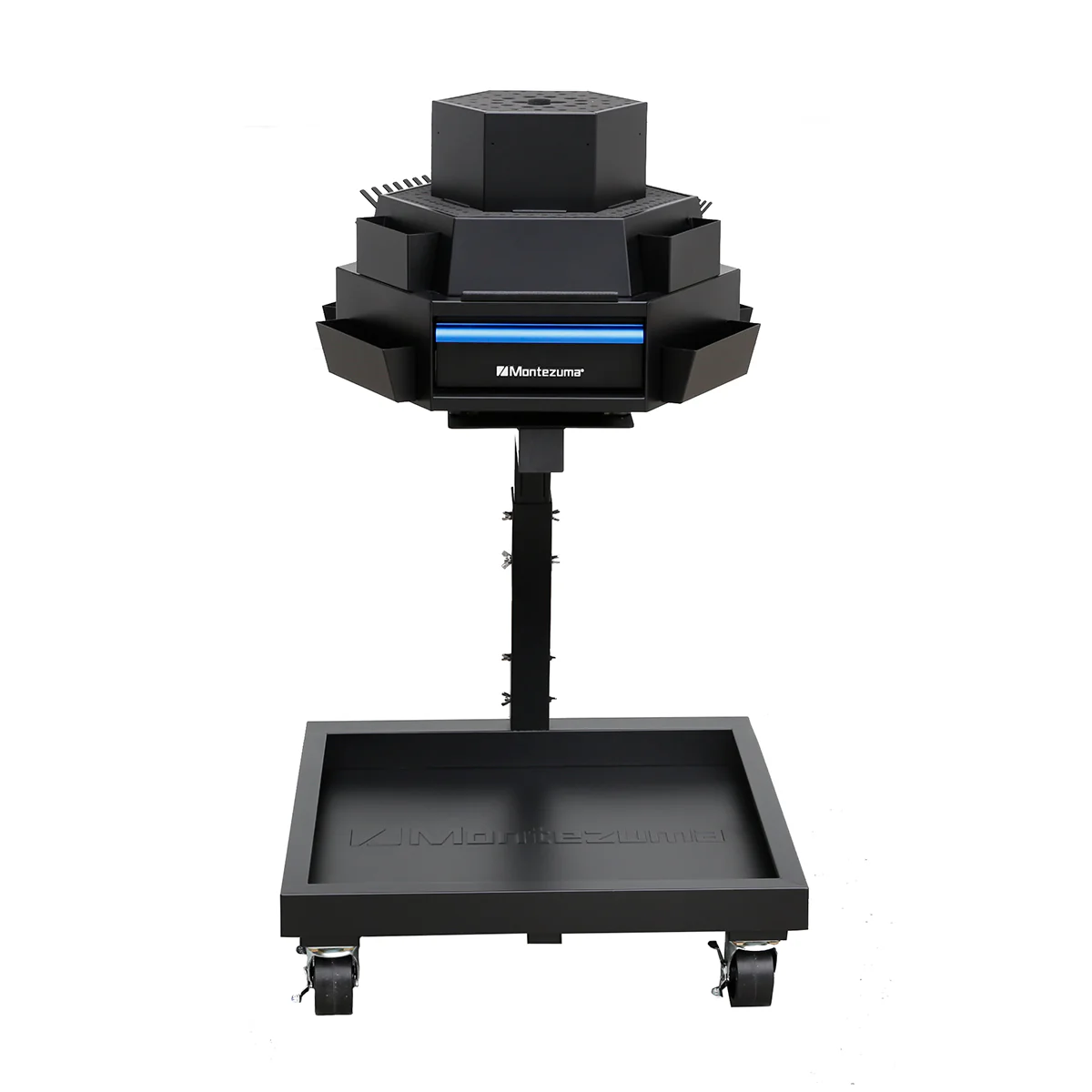 3-Tier Steel Mobile Revolving Tool Cart - Image 3