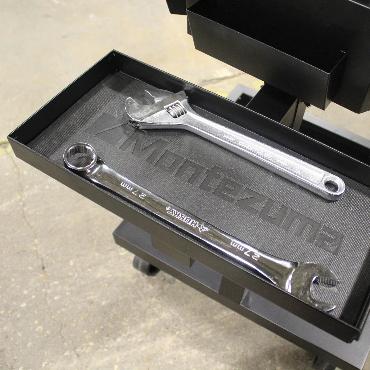 3-Tier Steel Mobile Revolving Tool Cart - Image 6
