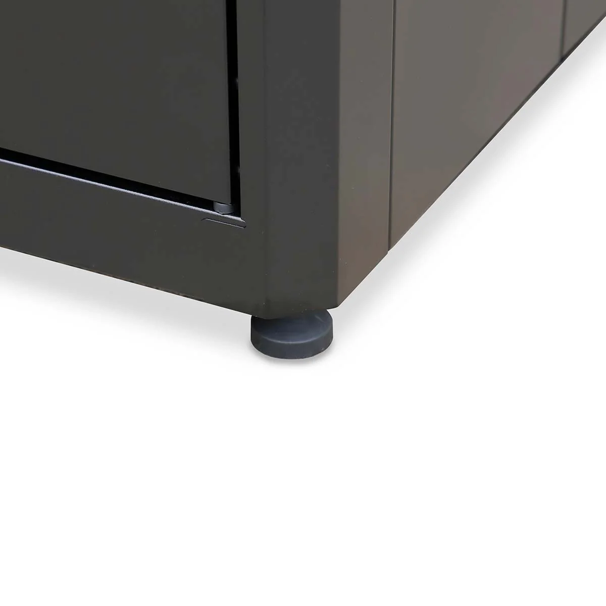 4-Drawer Base Cabinet with Stainless Steel Worktop - Image 5