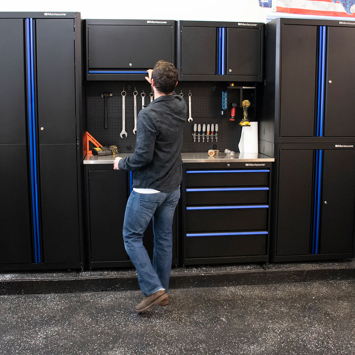 4-Drawer Base Cabinet with Stainless Steel Worktop - Image 7
