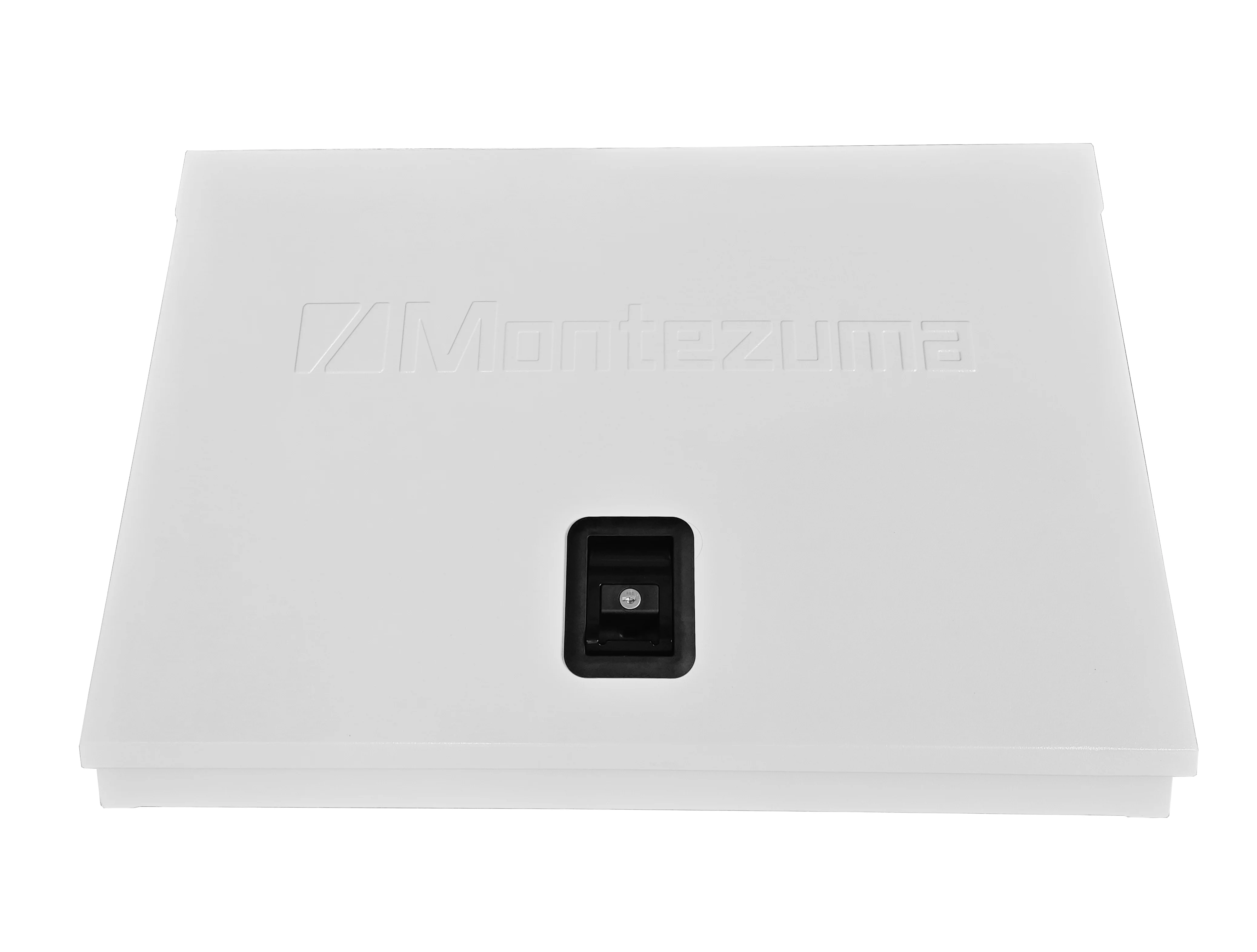 30 x 15 in. Steel Triangle Toolbox in White with Black accents - Image 3