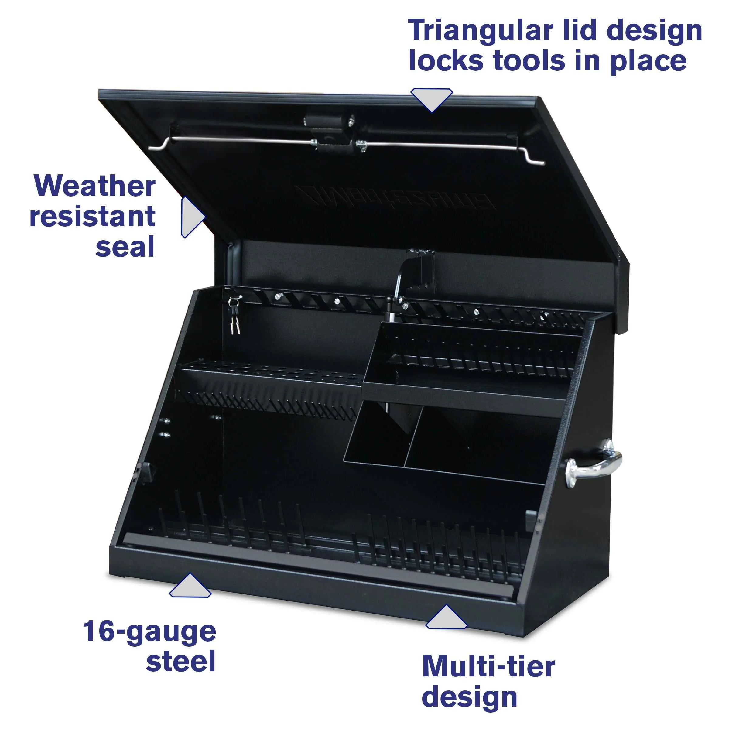 30 x 15 in. Steel Triangle Toolbox - Image 14