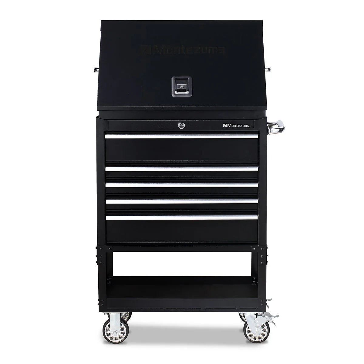 30 x 15 in. Steel Triangle Toolbox and 30 in. 5-Drawer Utility Cart Combo - Image 3