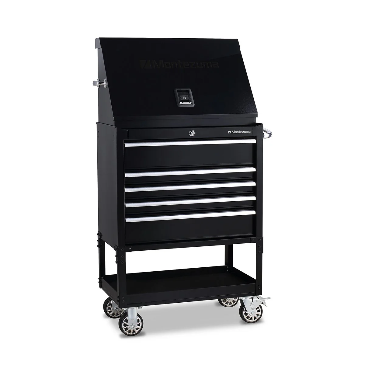 30 x 15 in. Steel Triangle Toolbox and 30 in. 5-Drawer Utility Cart Combo - Image 5
