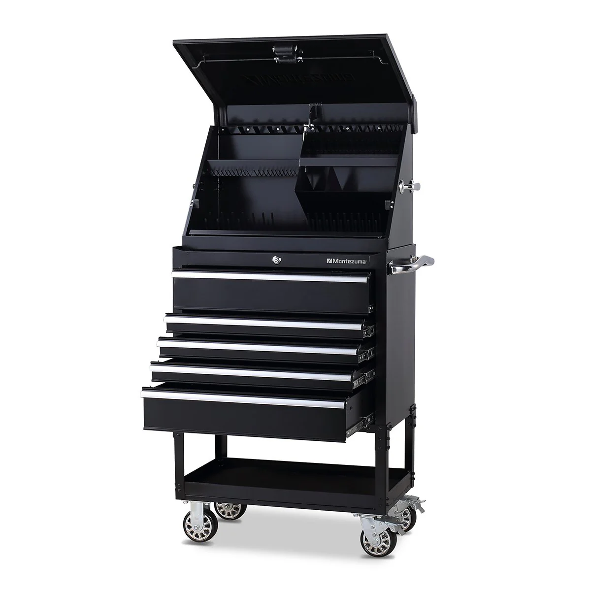 30 x 15 in. Steel Triangle Toolbox and 30 in. 5-Drawer Utility Cart Combo - Image 6