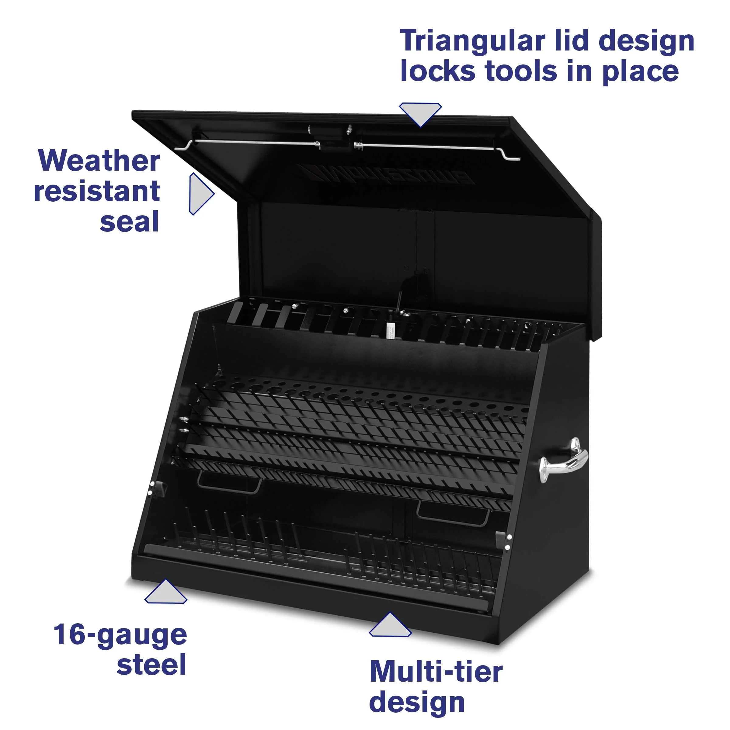 30 x 19 in. Steel Triangle Toolbox - Image 9