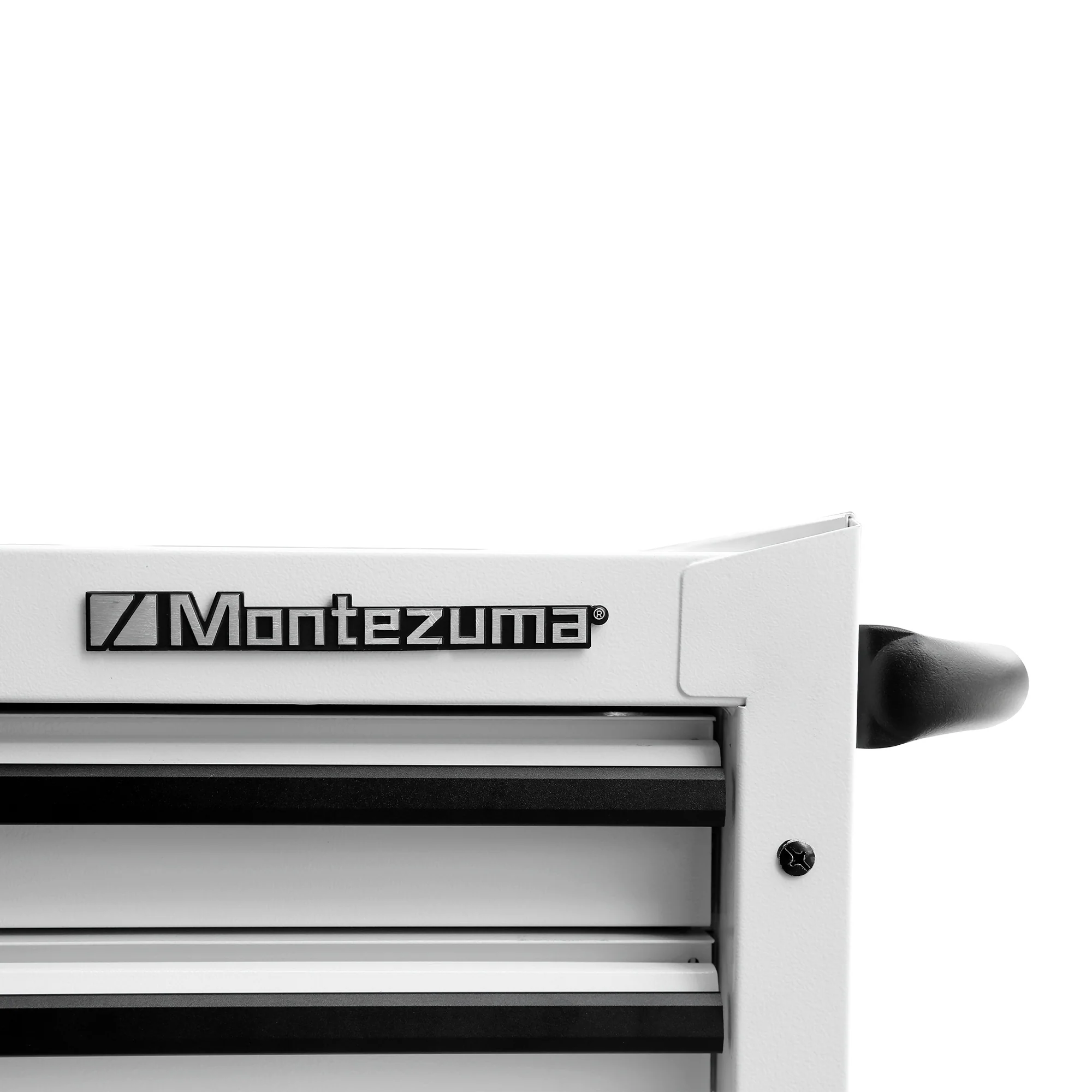 30x15 in. Triangle Toolbox and 31 in. 2-Drawer Utility Cart Combo in White - Image 8