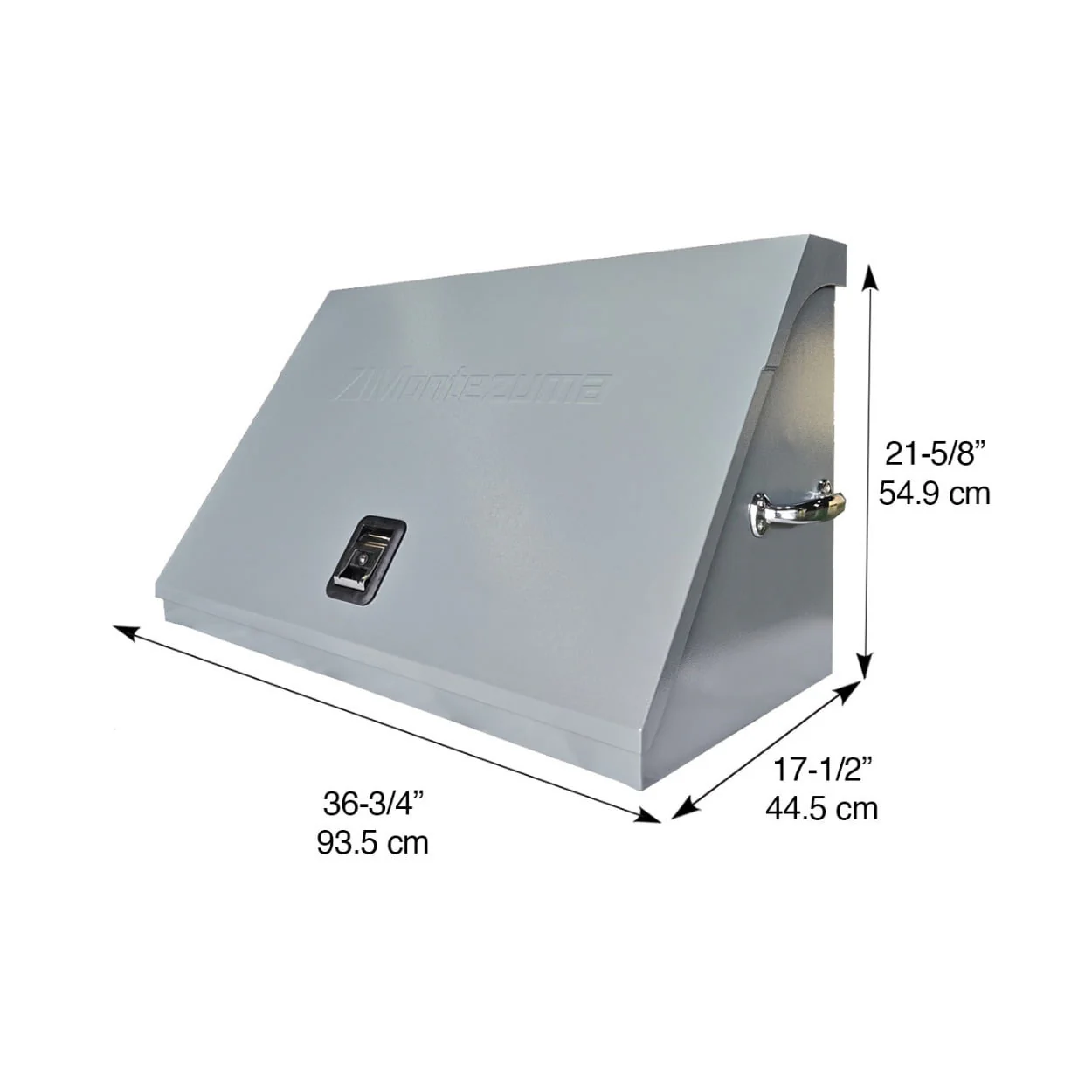 36 x 17 in. Steel Triangle Toolbox in Gray - Image 5