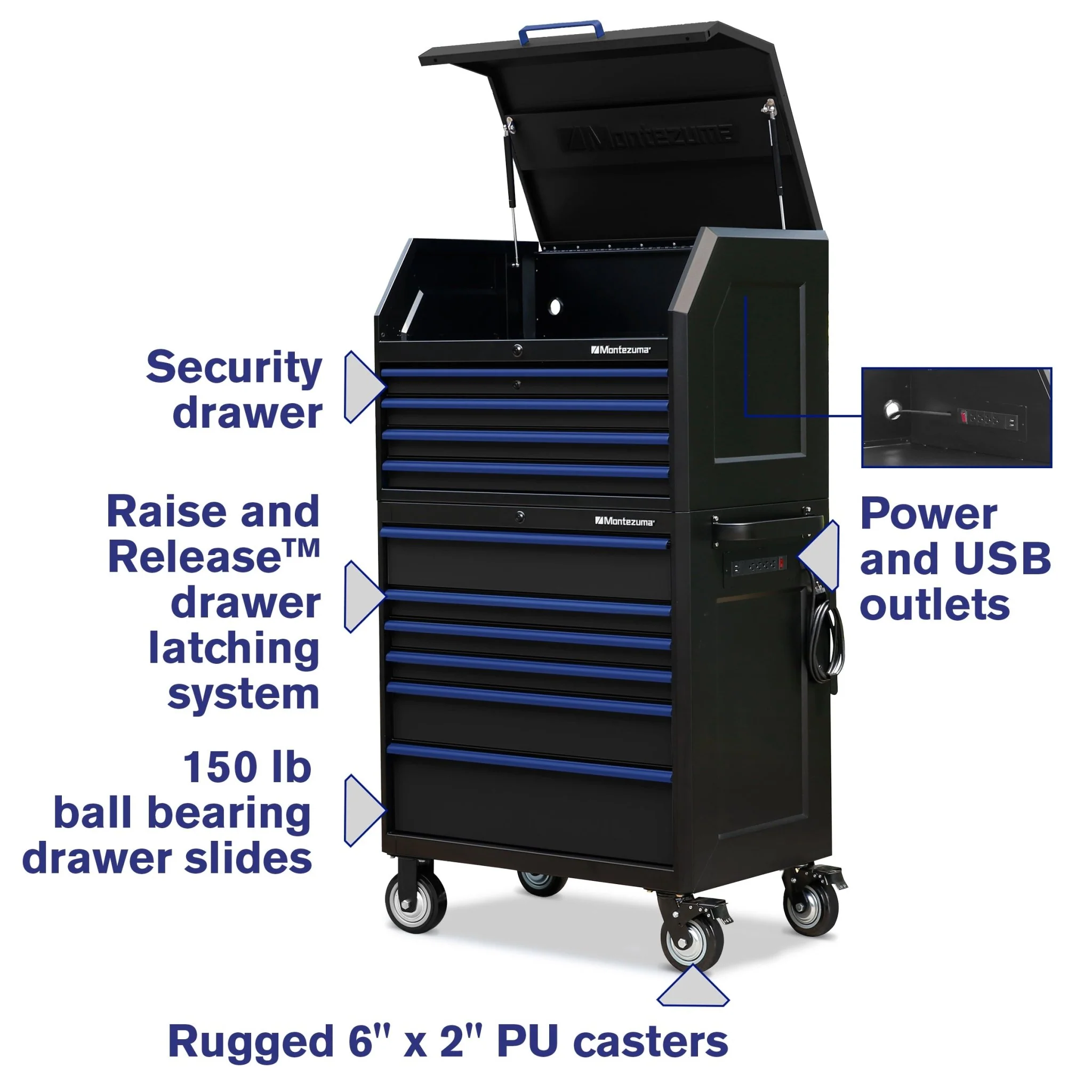 36 x 24 in. 10-Drawer Tool Combo - Image 13