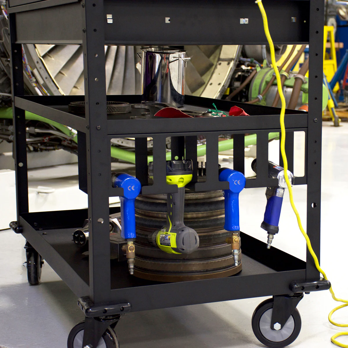 40 in. Mobile Work Cart with Power Tool Holder - Image 12
