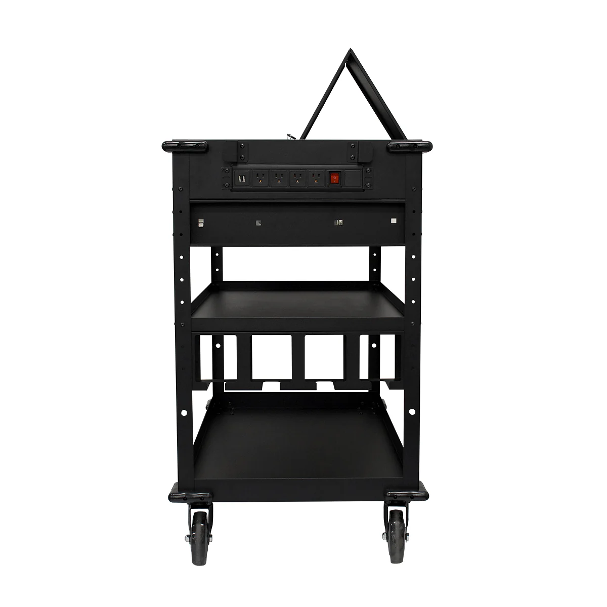 40 in. Mobile Work Cart with Power Tool Holder - Image 6