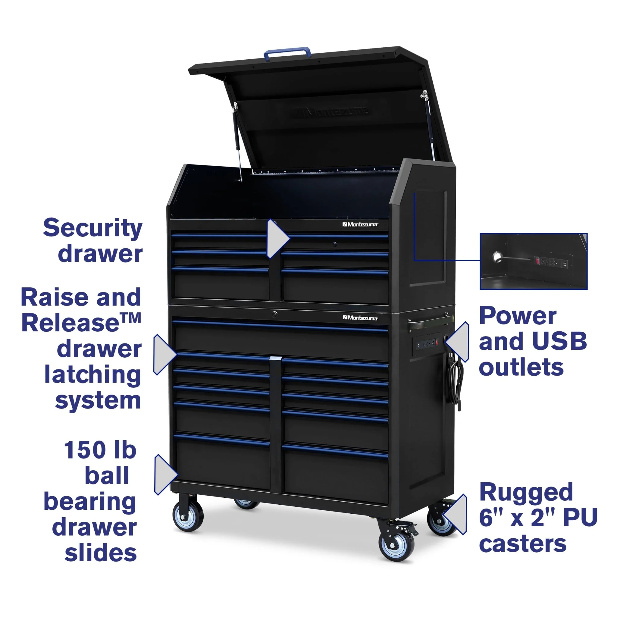 46 x 24 in. 17-Drawer Tool Combo - Image 15