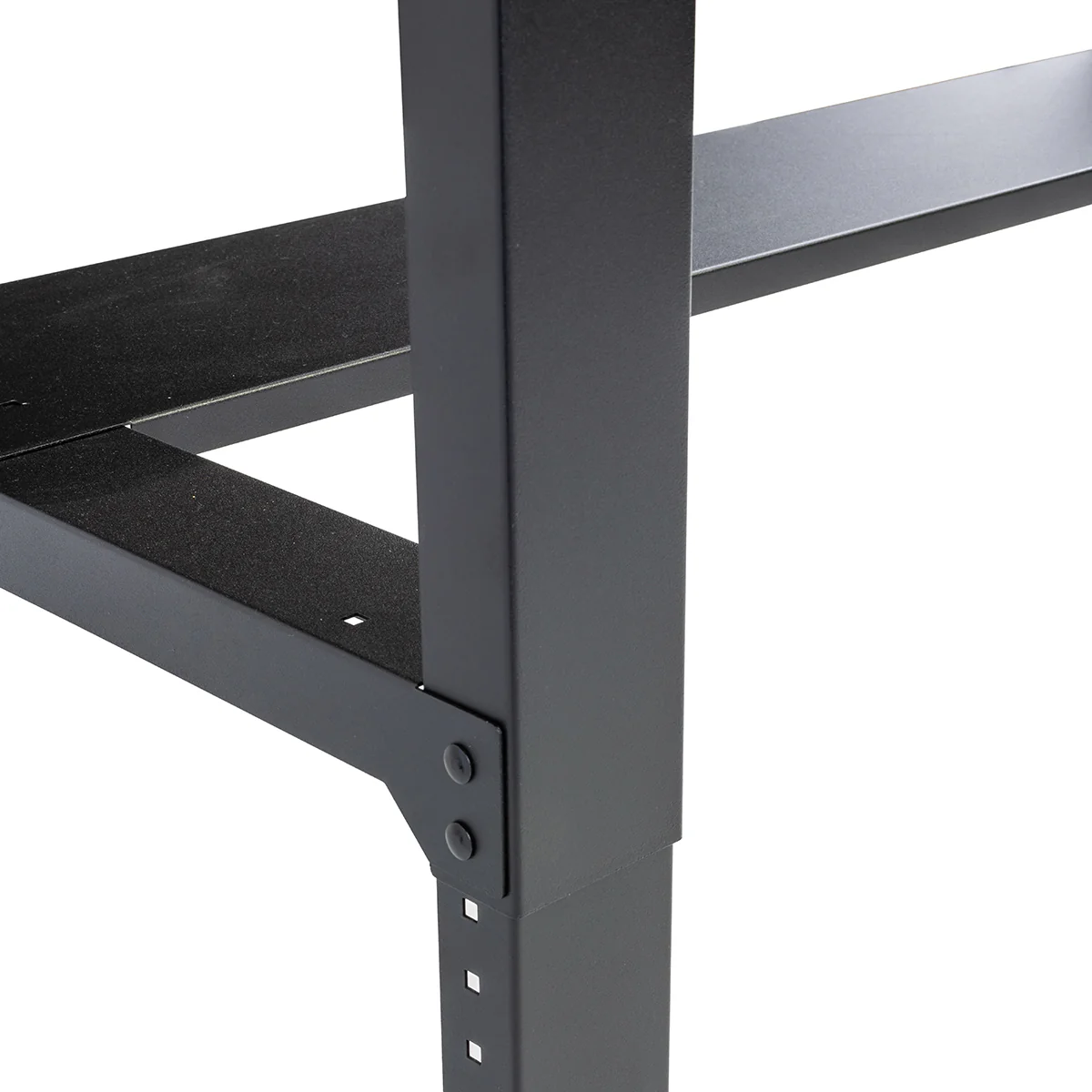 4 ft. Adjustable Height Steel Workbench with Pegboard Back Wall - Image 5