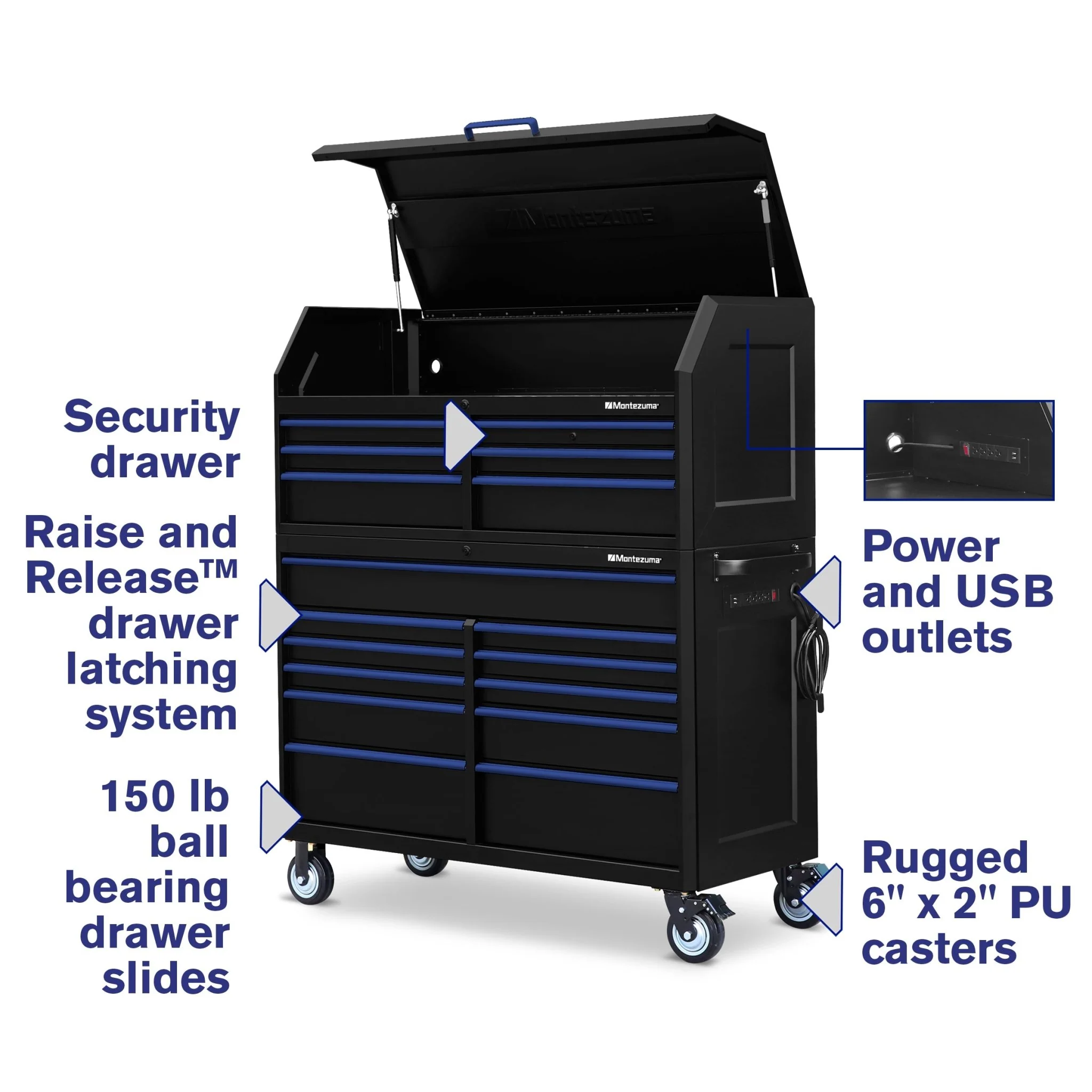 56 x 24 in. 17-Drawer Tool Combo - Image 14