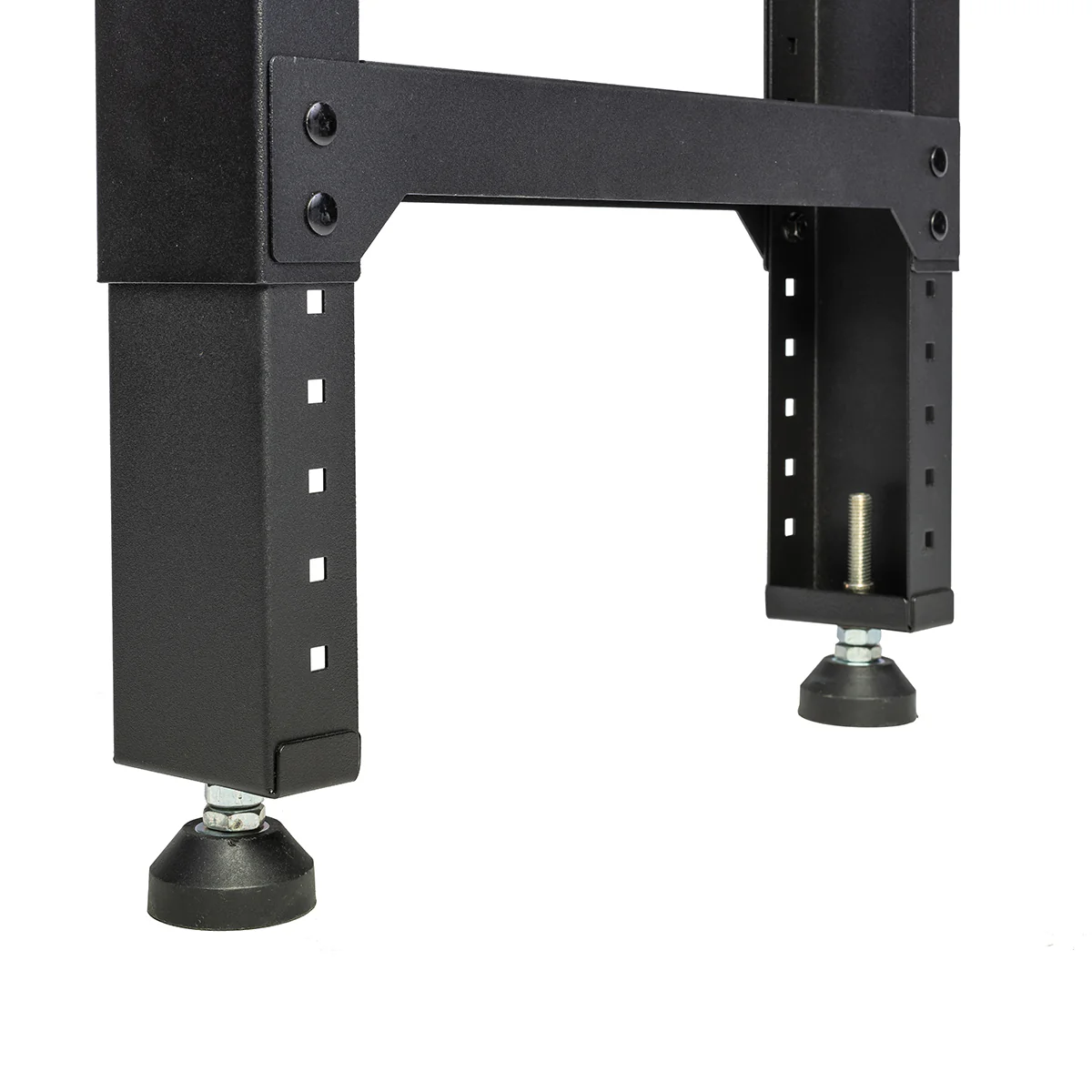 6 ft. Adjustable Height Steel Workbench with Solid Wood Work Top - Image 5