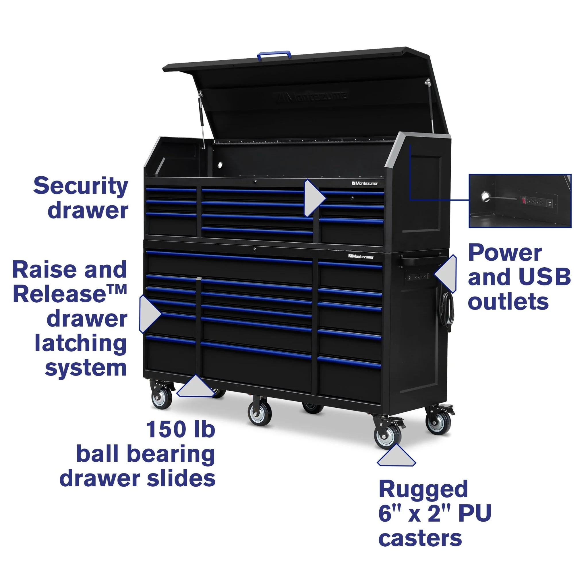 72 x 24 in. 26-Drawer Tool Combo - Image 13