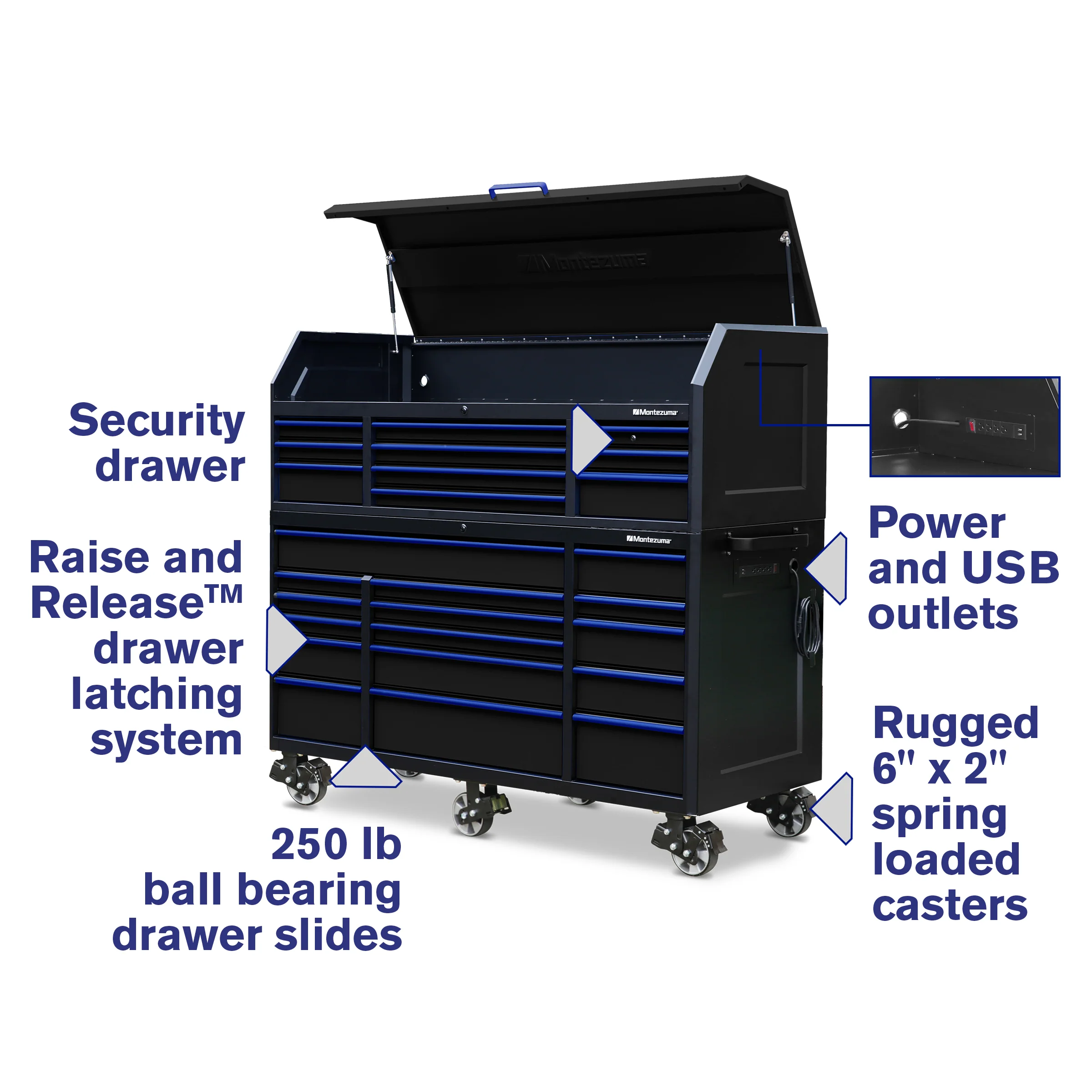 72 x 30 in. 26-Drawer Tool Combo - Image 9