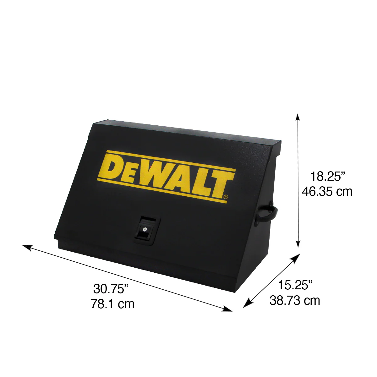DeWalt 30" x 15" Triangle Toolbox in Black - Image 7
