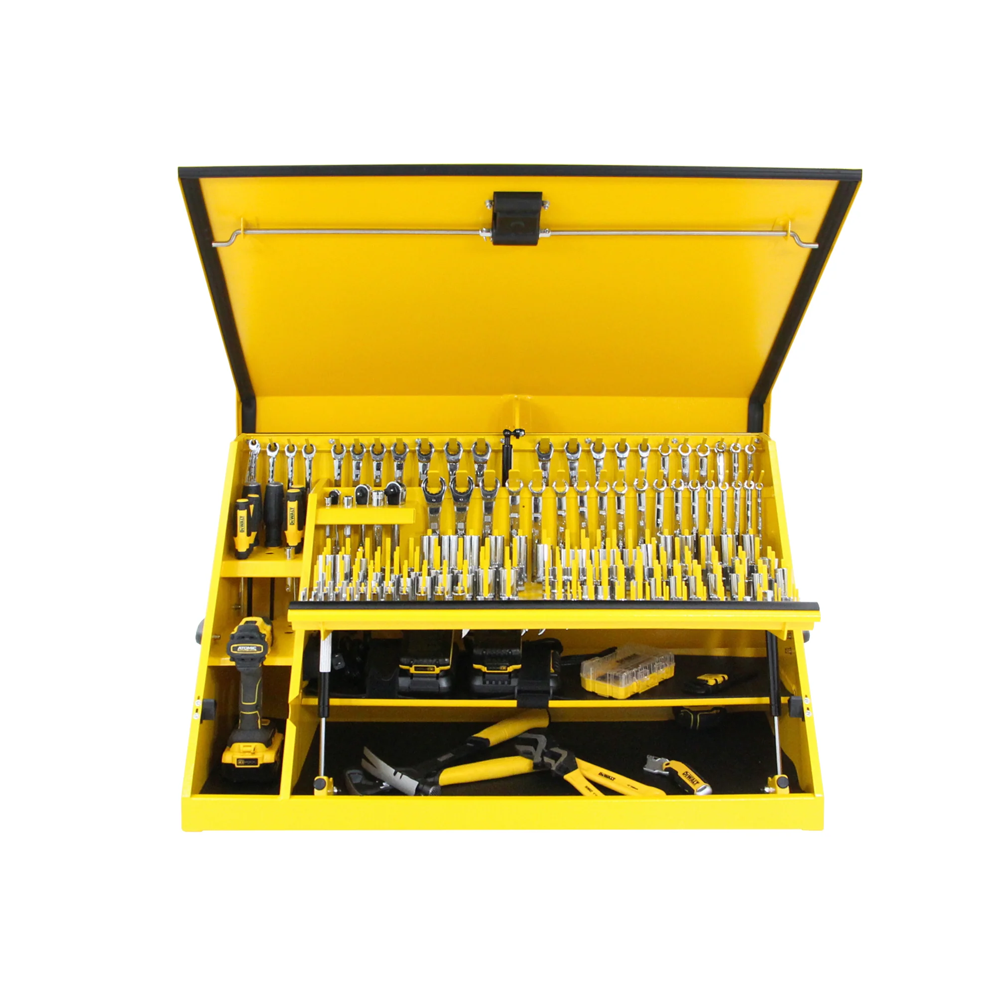 DeWalt 36" x 17" Triangle Toolbox in Yellow - Image 14
