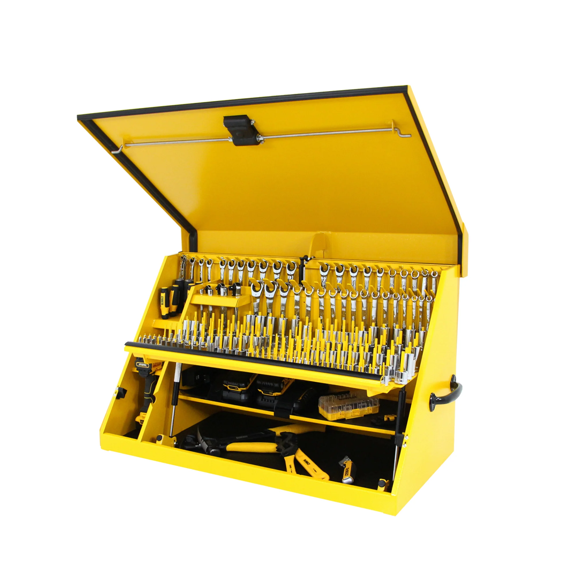 DeWalt 36" x 17" Triangle Toolbox in Yellow - Image 4