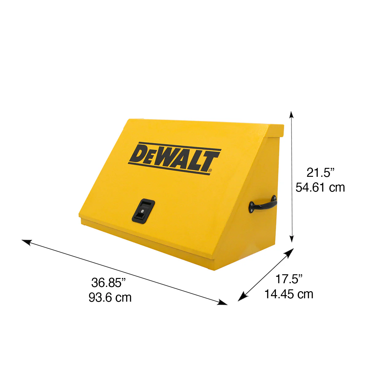 DeWalt 36" x 17" Triangle Toolbox in Yellow - Image 5